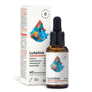 AURA HERBALS Lutein + Vitamin A + DHA + Zeaxanthin (30 ml / 1 fl. oz.) - Nuvalia