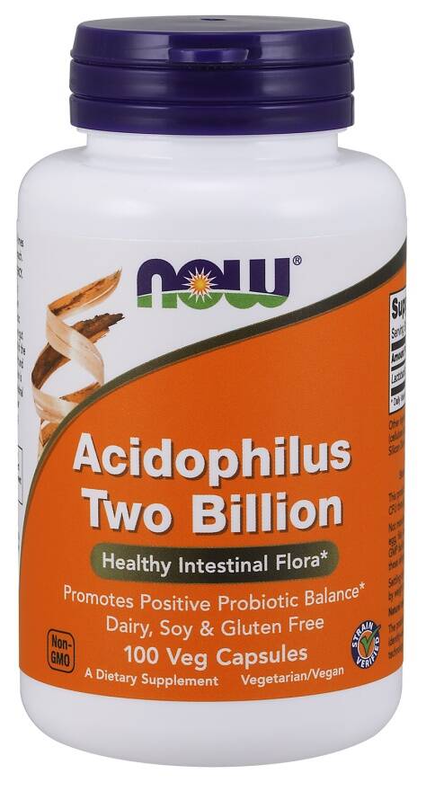 Acidophilus Two Billion - 100 cápsulas vegetales - Nuvalia
