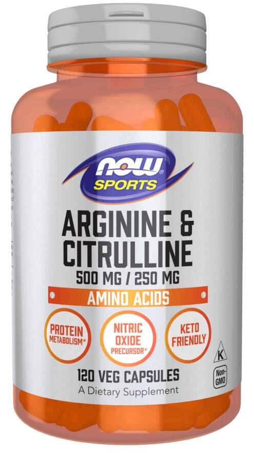 Arginina y citrulina - 120 cápsulas vegetales - Nuvalia