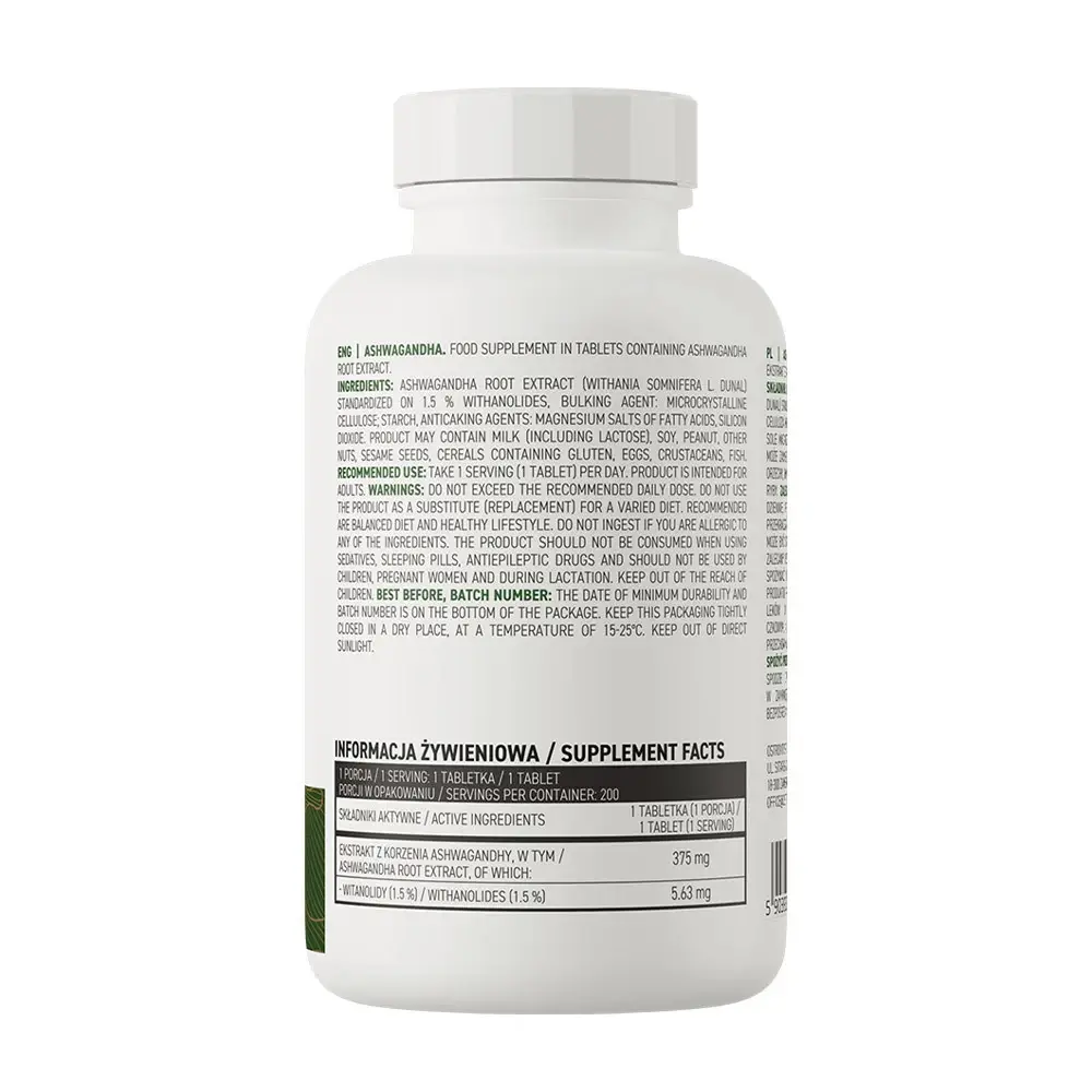 Ashwagandha – 200 comprimidos - Imagen 2