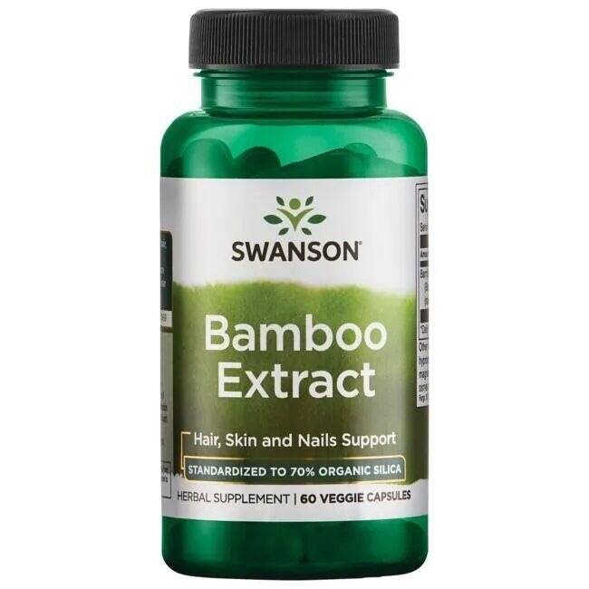 Extracto de bambú - 60 cápsulas vegetales - Nuvalia