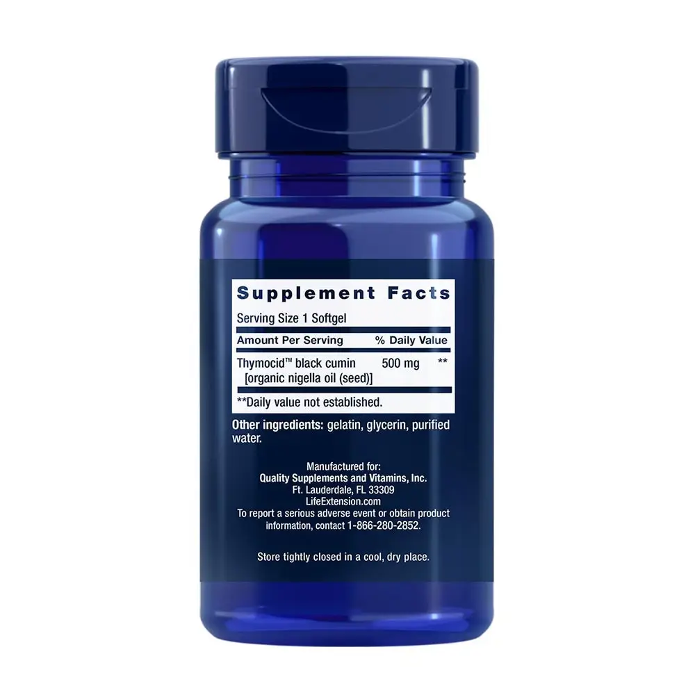 Black Cumin Seed Oil – 60 cápsulas blandas - Imagen 2