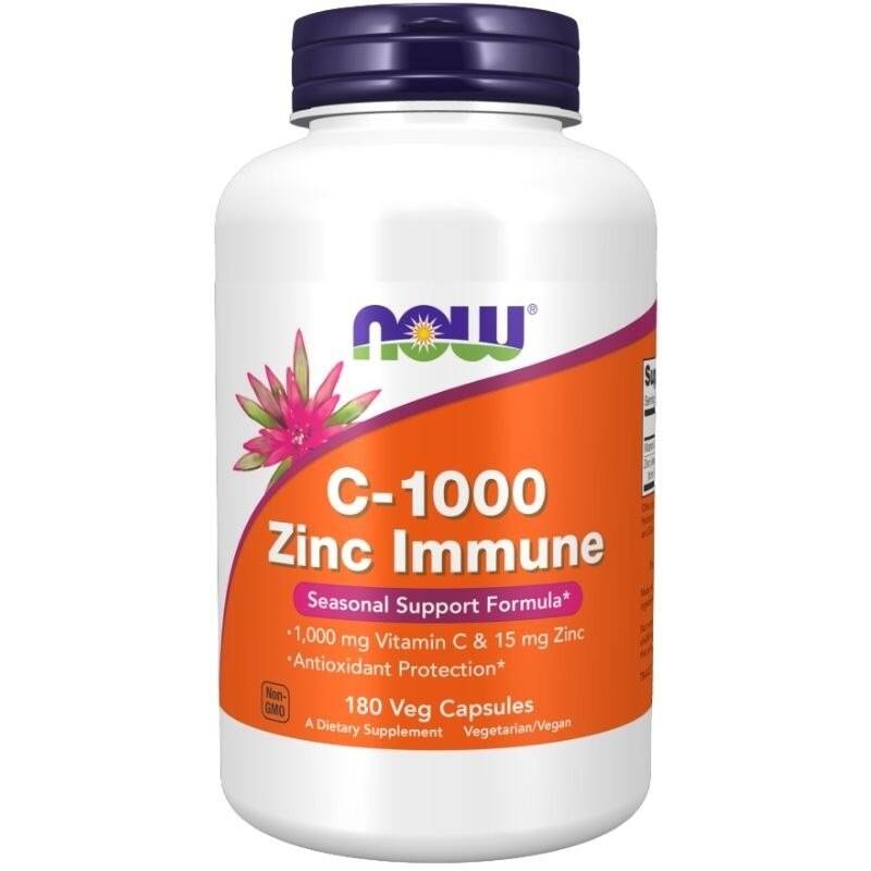 C-1000 Zinc Immune - 180 cápsulas vegetales - Nuvalia