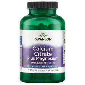 Calcium Citrate Plus Magnesium - 150 caps - Nuvalia