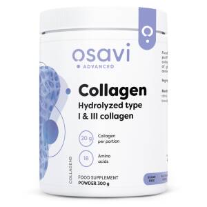 Collagen Peptides - Hydrolyzed Type 1 & 3 - 300g - Nuvalia
