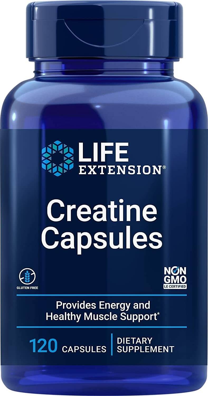 Cápsulas de creatina - 120 cápsulas - Nuvalia