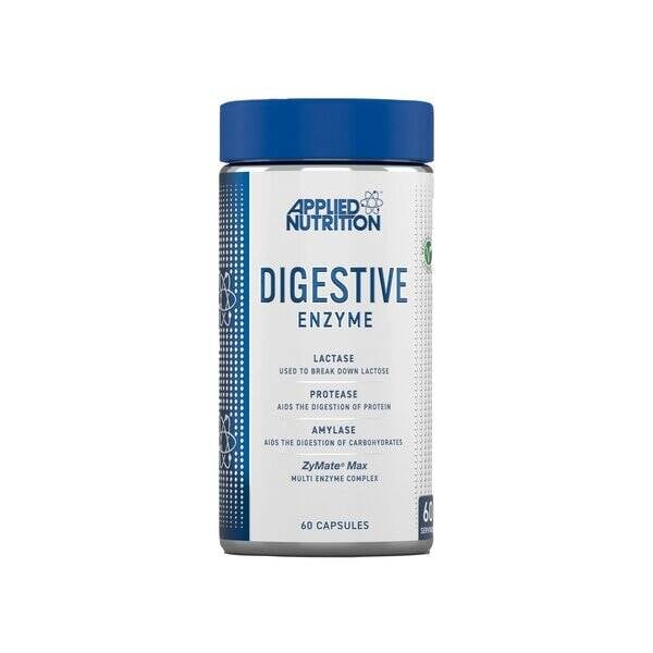 Enzimas digestivas - 60 cápsulas - Nuvalia