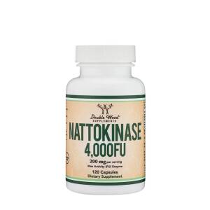 Double Wood Supplements Nattokinase  (120 Capsules) - Nuvalia