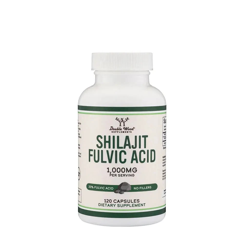 Suplementos Double Wood: resina de shilajit (120 cápsulas) - Nuvalia