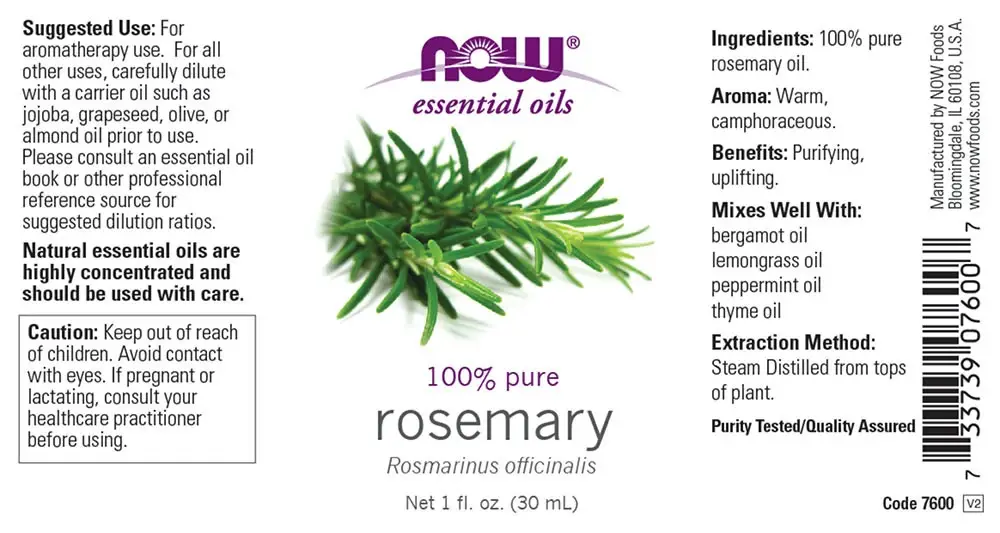 Aceite de romero - 30 ml. - Nuvalia