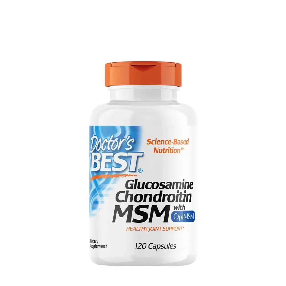 Glucosamina, condroitina y MSM con OptiMSM - 120 cápsulas - Nuvalia