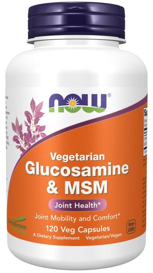 Glucosamina y MSM para vegetarianos - 120 cápsulas vegetales - Nuvalia