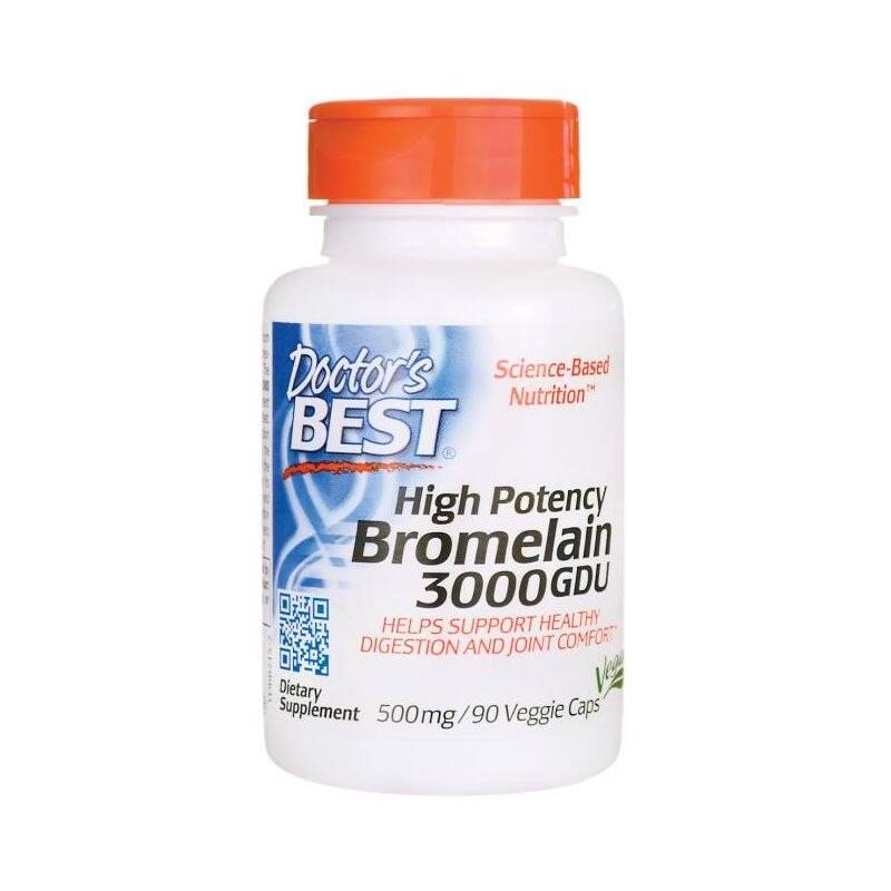 Bromelina de alta potencia, 3000 GDU