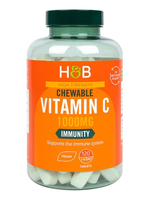 Vitamina C masticable de alta potencia