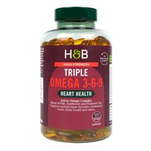 High Strength Triple Omega 3-6-9 - 120 caps - Nuvalia