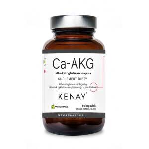 KENAY Ca-AKG calcium alpha-ketoglutarate (60 caps) - Nuvalia