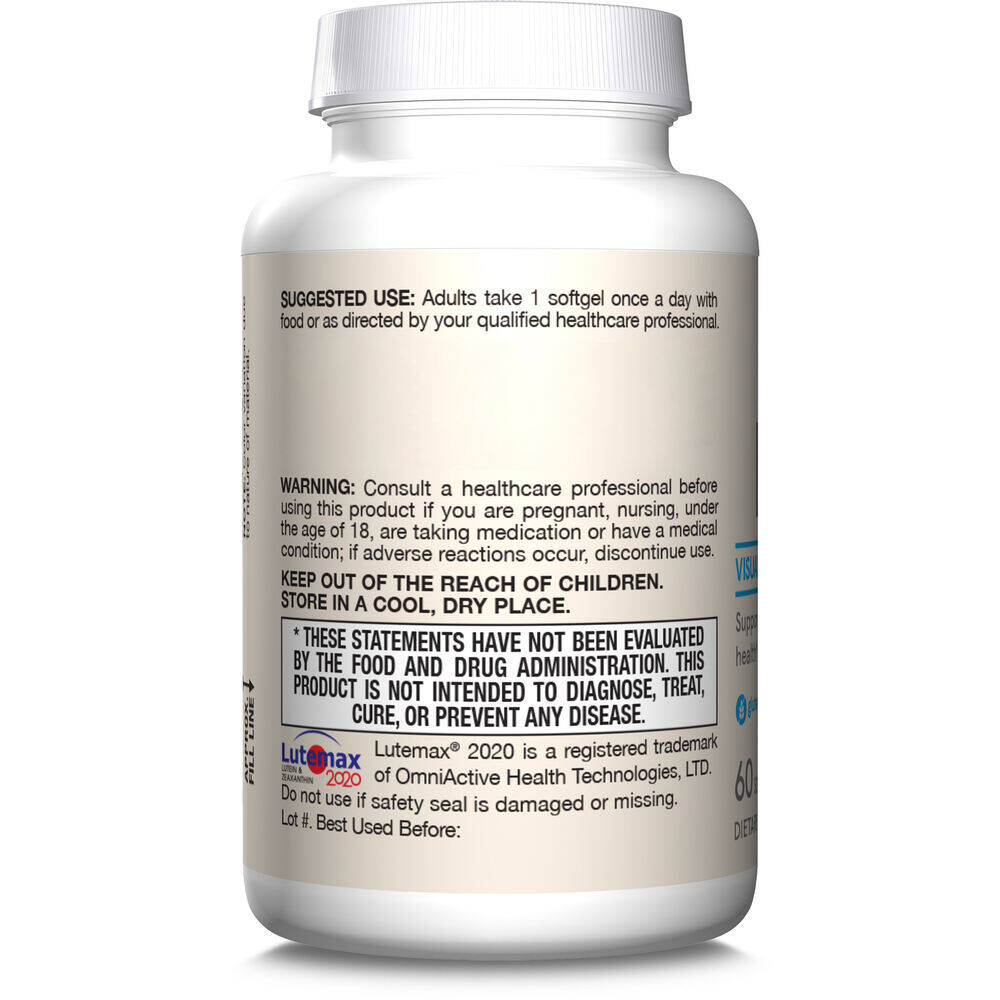 Lutein, 20mg – 60 cápsulas blandas - Imagen 4