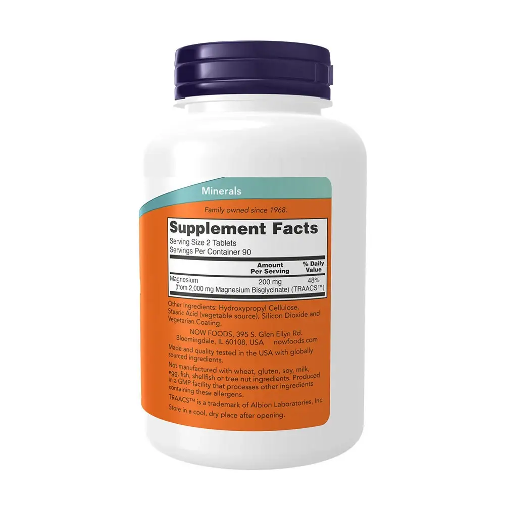 Magnesium Glycinate – 180 comprimidos - Imagen 2