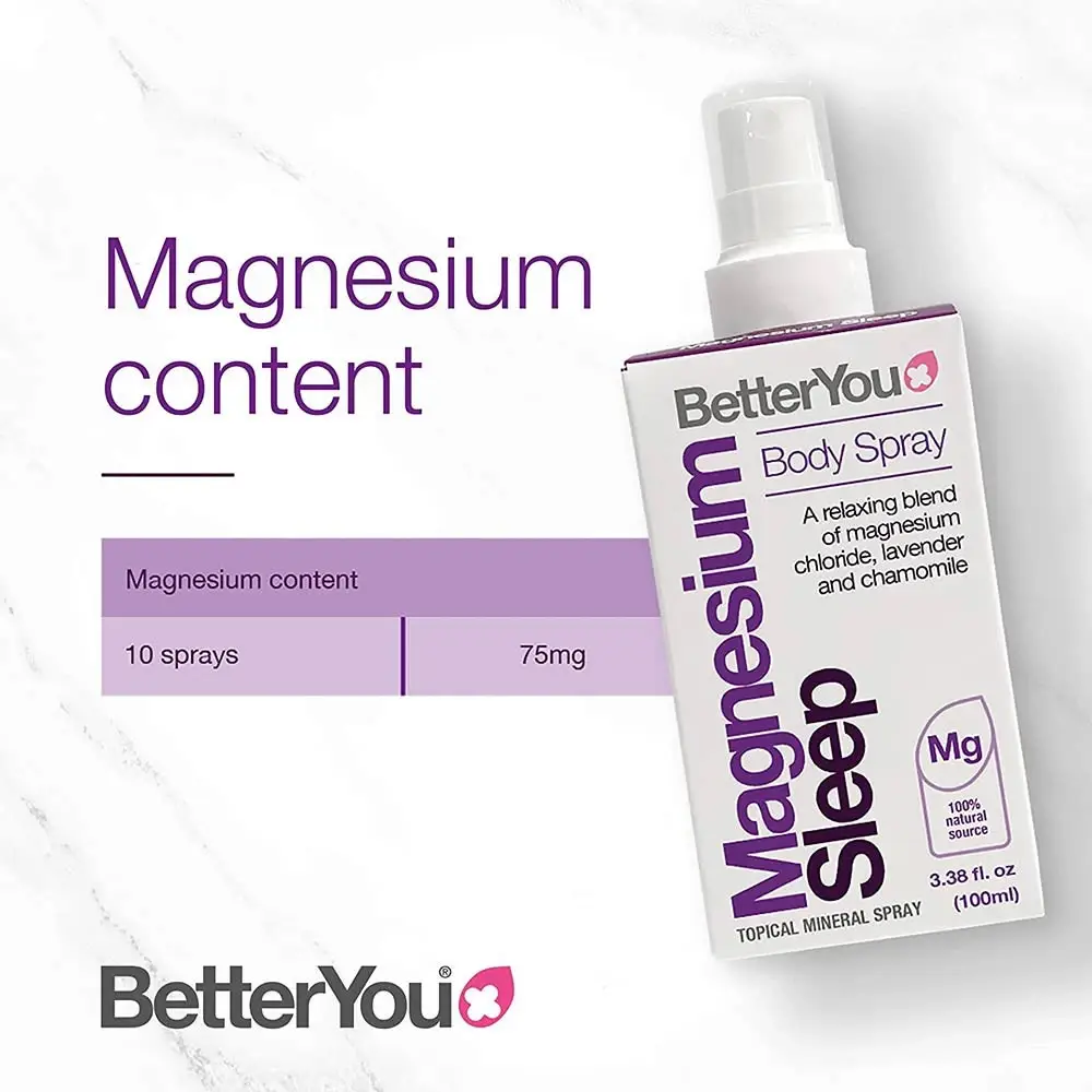 Spray Corporal Magnesio Sueño BetterYou – 100 ml - Imagen 2