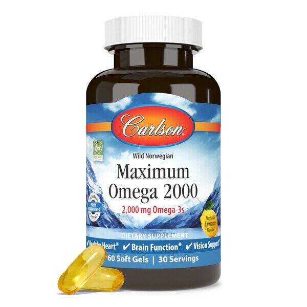 Maximum Omega 2000 - 60 cápsulas blandas - Nuvalia