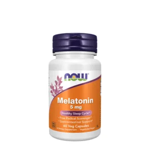NOW Melatonin 5 mg (60 Veg Capsules)