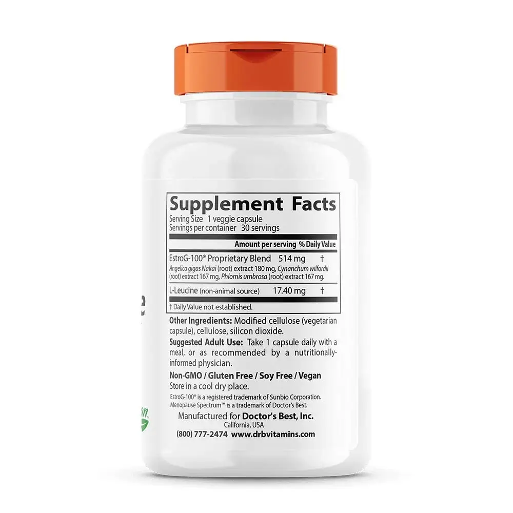 Menopause Spectrum con EstroG-100 – 30 vcaps - Imagen 2