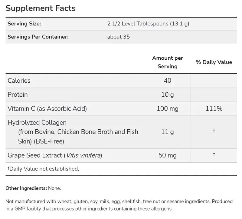 Multi Collagen Protein – 454g - Imagen 2