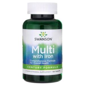 Multi with Iron - Century Formula - 130 tabs - Nuvalia
