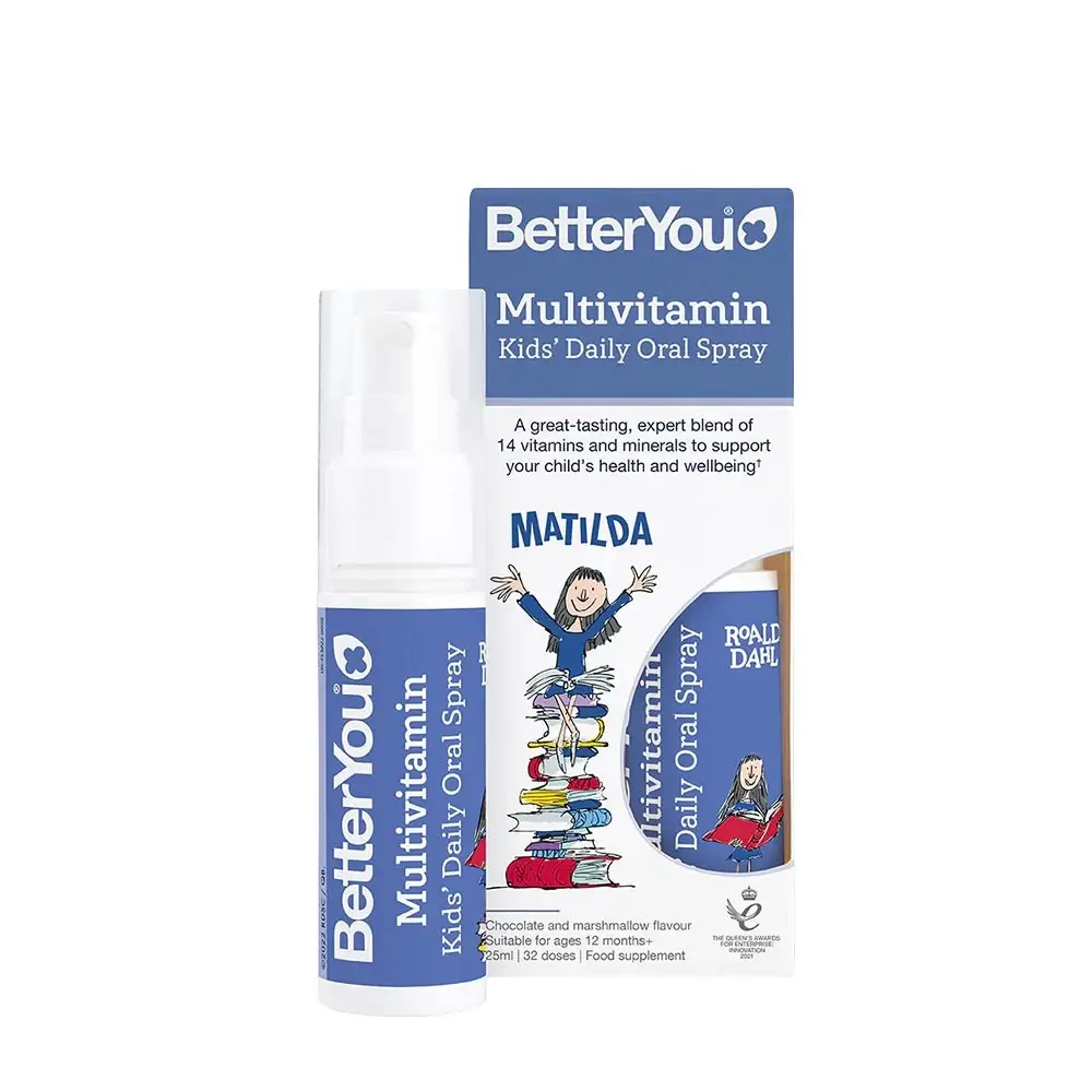 Spray oral multivitamínico diario para niños