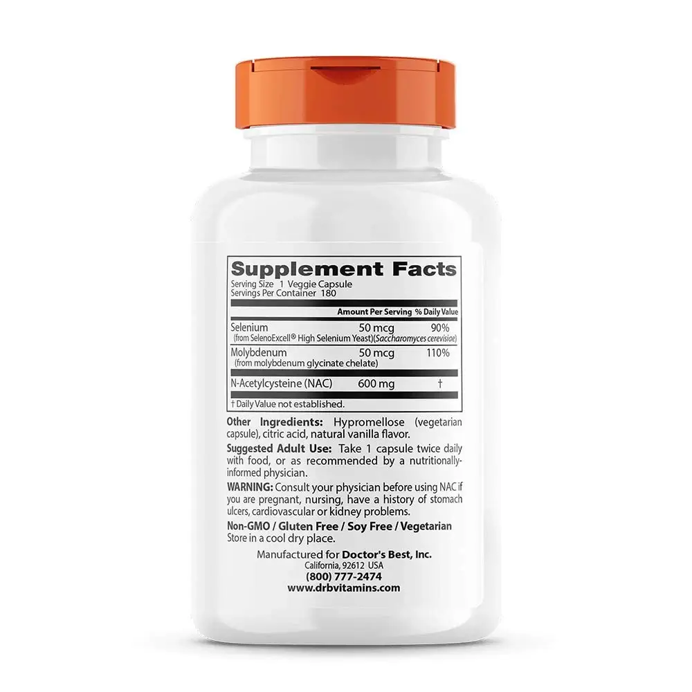 NAC Detox Regulators – 180 vcaps - Imagen 2