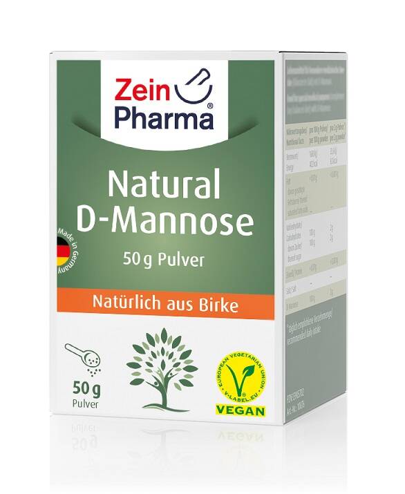 D-manosa natural en polvo - 50 g - Nuvalia