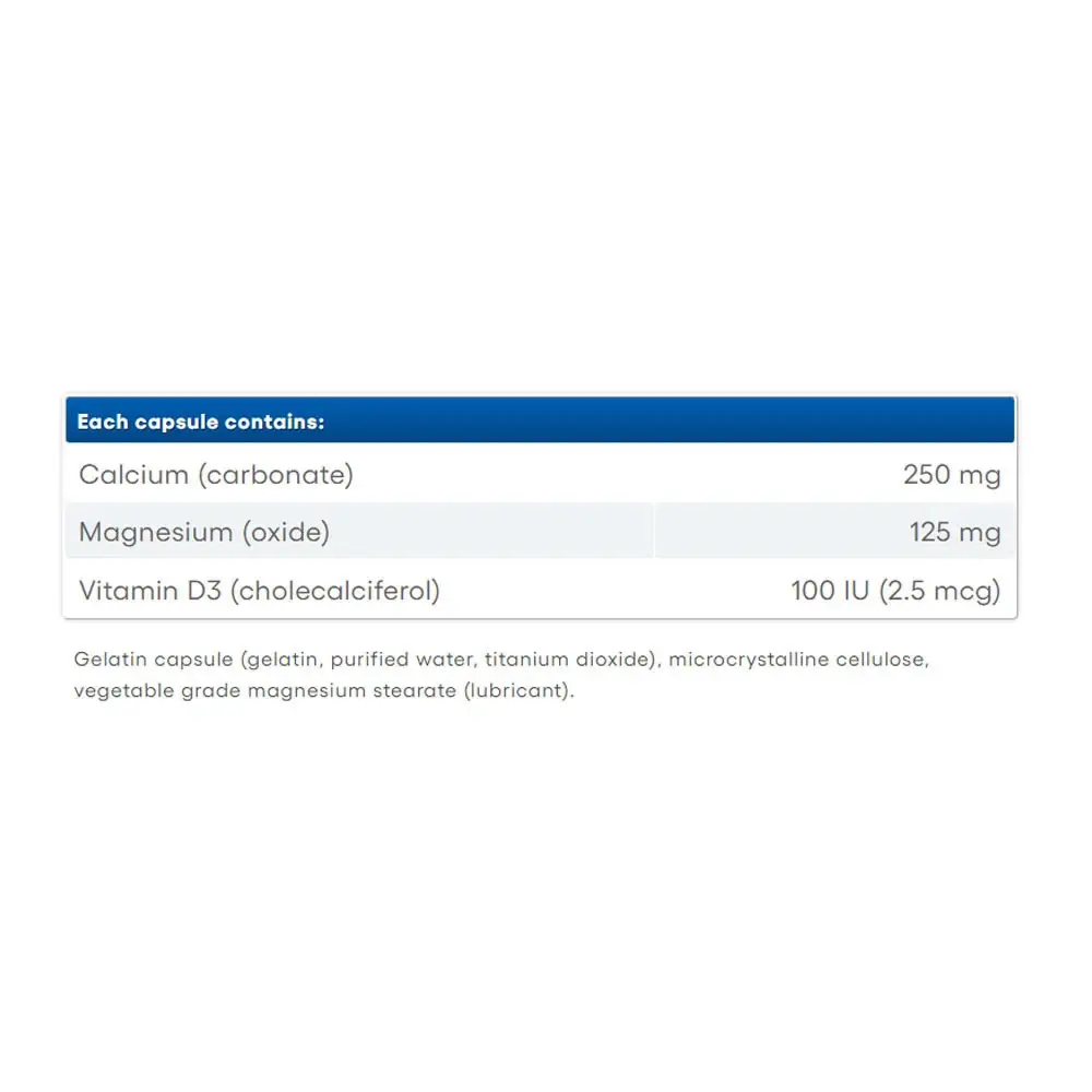 Natural Factors Calcium & Magnesium 2:1 Plus Vitamin D3 (90 Cápsulas) - Imagen 4
