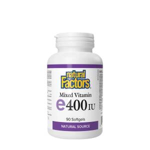 Natural Factors Mixed Vitamin E Natural Source 400 IU  (90 Softgels) - Nuvalia