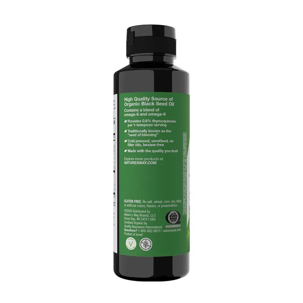 Natures Way Black Seed Oil (235 ml) - Imagen 3