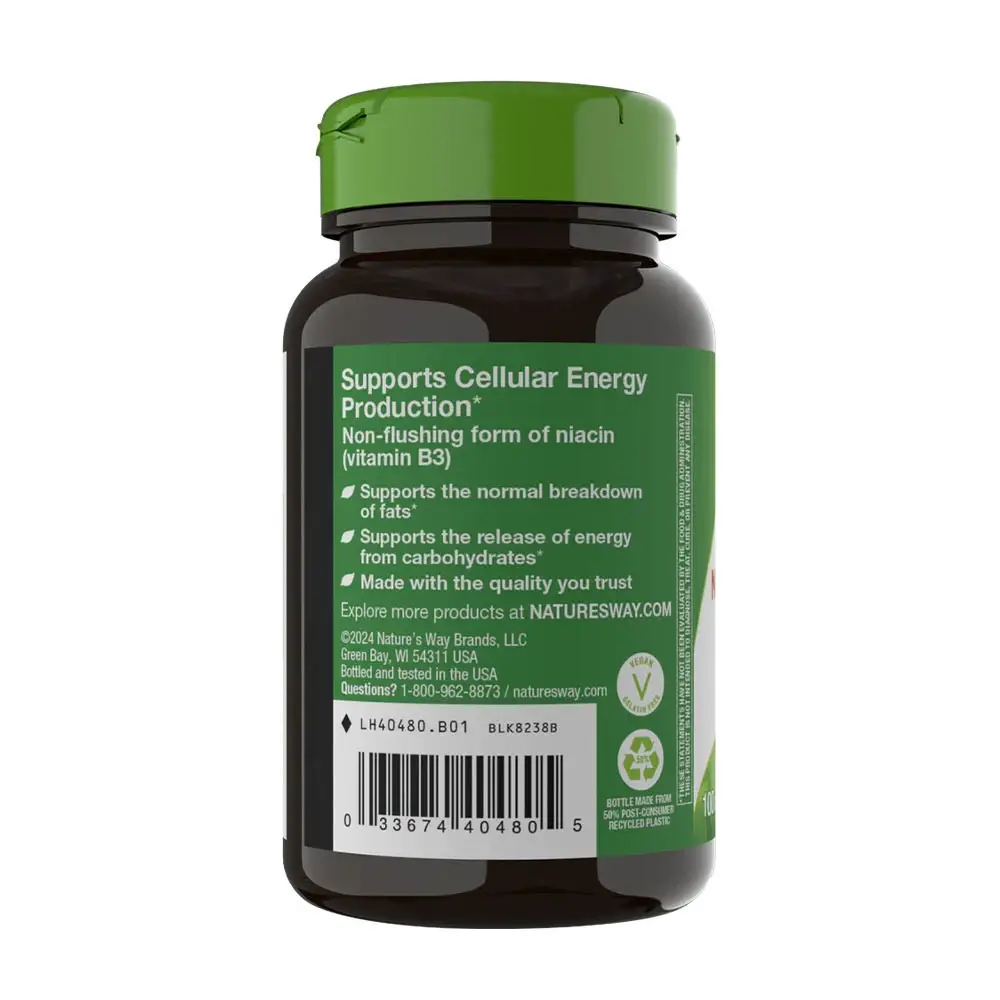 Natures Way Niacinamide (100 Cápsulas) - Imagen 5