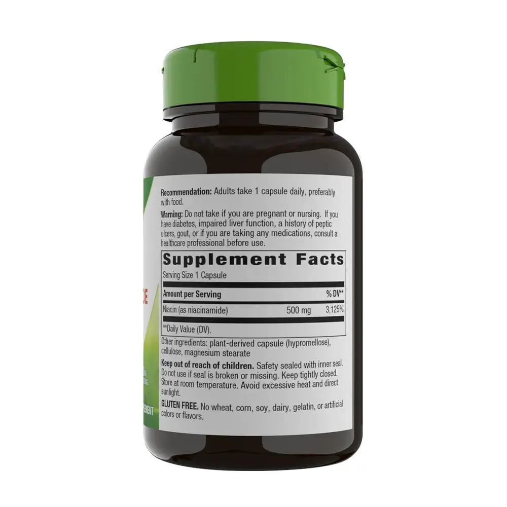 Natures Way Niacinamide (100 Cápsulas) - Imagen 8