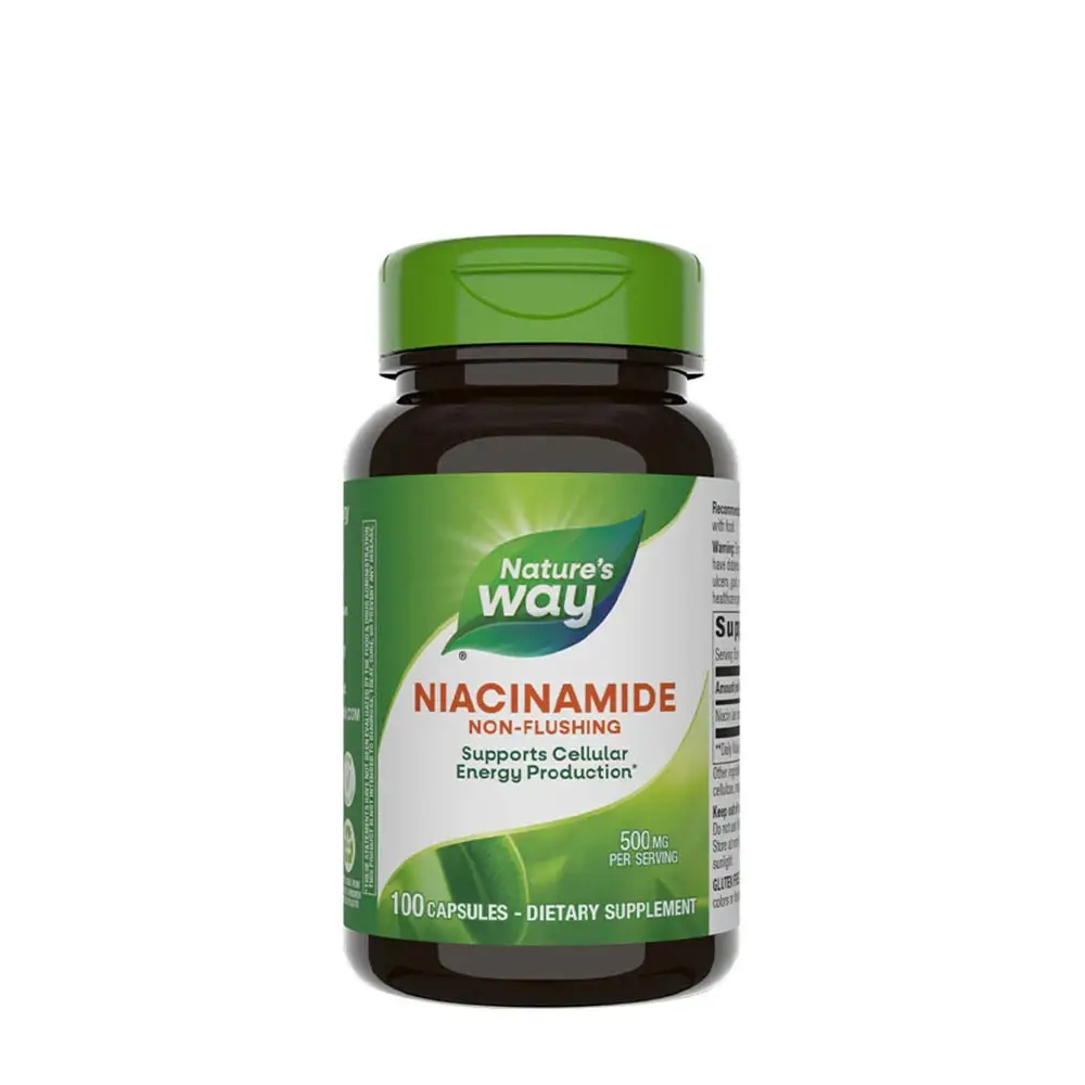 Niacinamida de Natures Way (100 cápsulas) - Nuvalia