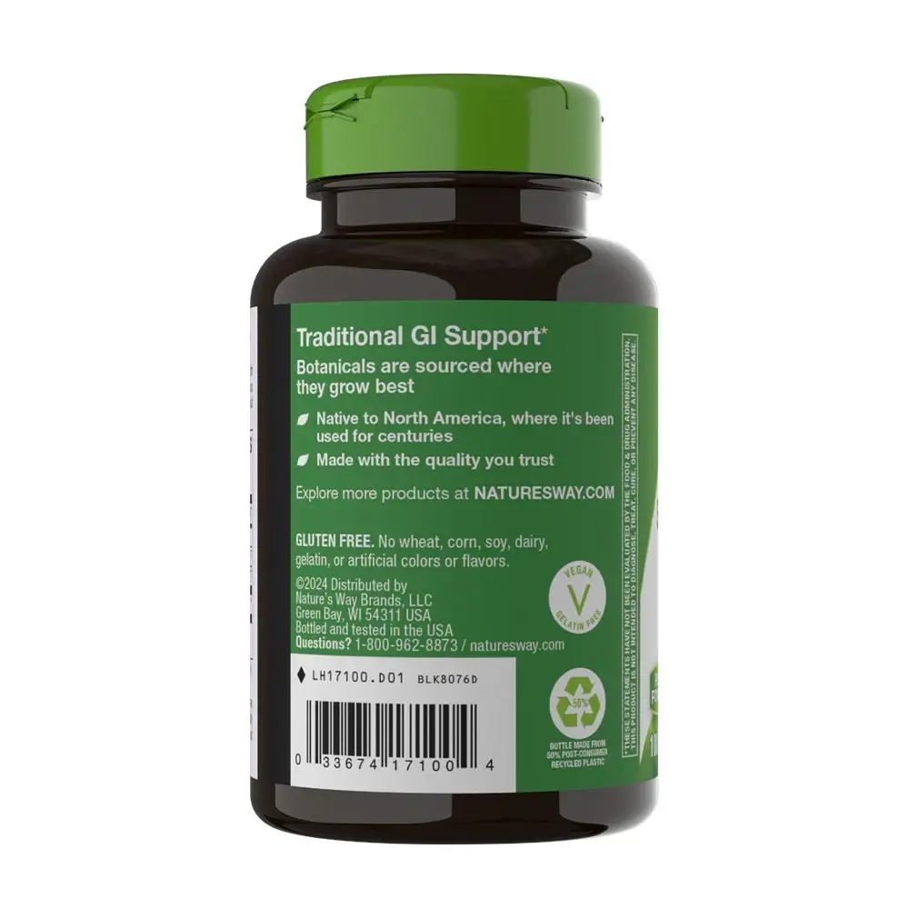 Natures Way Slippery Elm Bark (100 Cápsulas) - Imagen 3