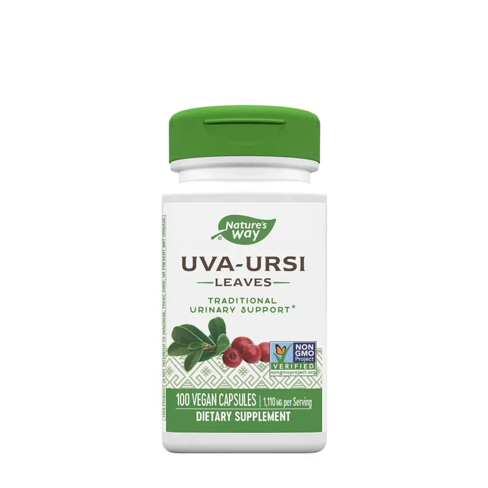 Natures Way: Hojas de uva ursi (100 cápsulas) - Nuvalia