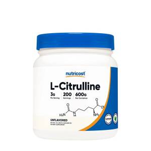Nutricost L-Citrulline (Base) Powder (600 g) - Nuvalia
