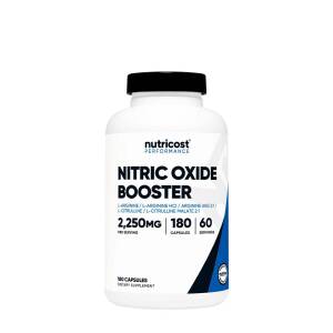 Nutricost Nitric Oxide Booster 750 mg (180 Capsules) - Nuvalia