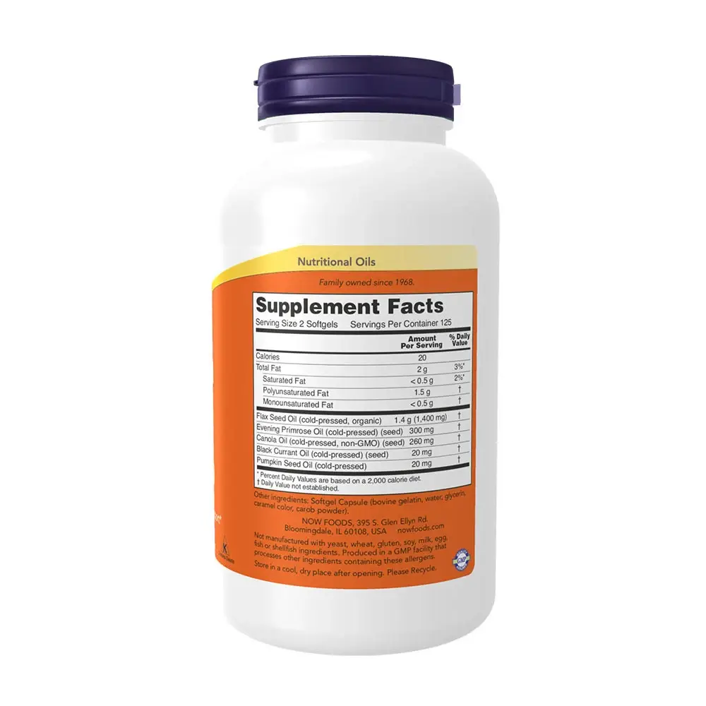 1000 mg - 250 cápsulas blandas - Nuvalia