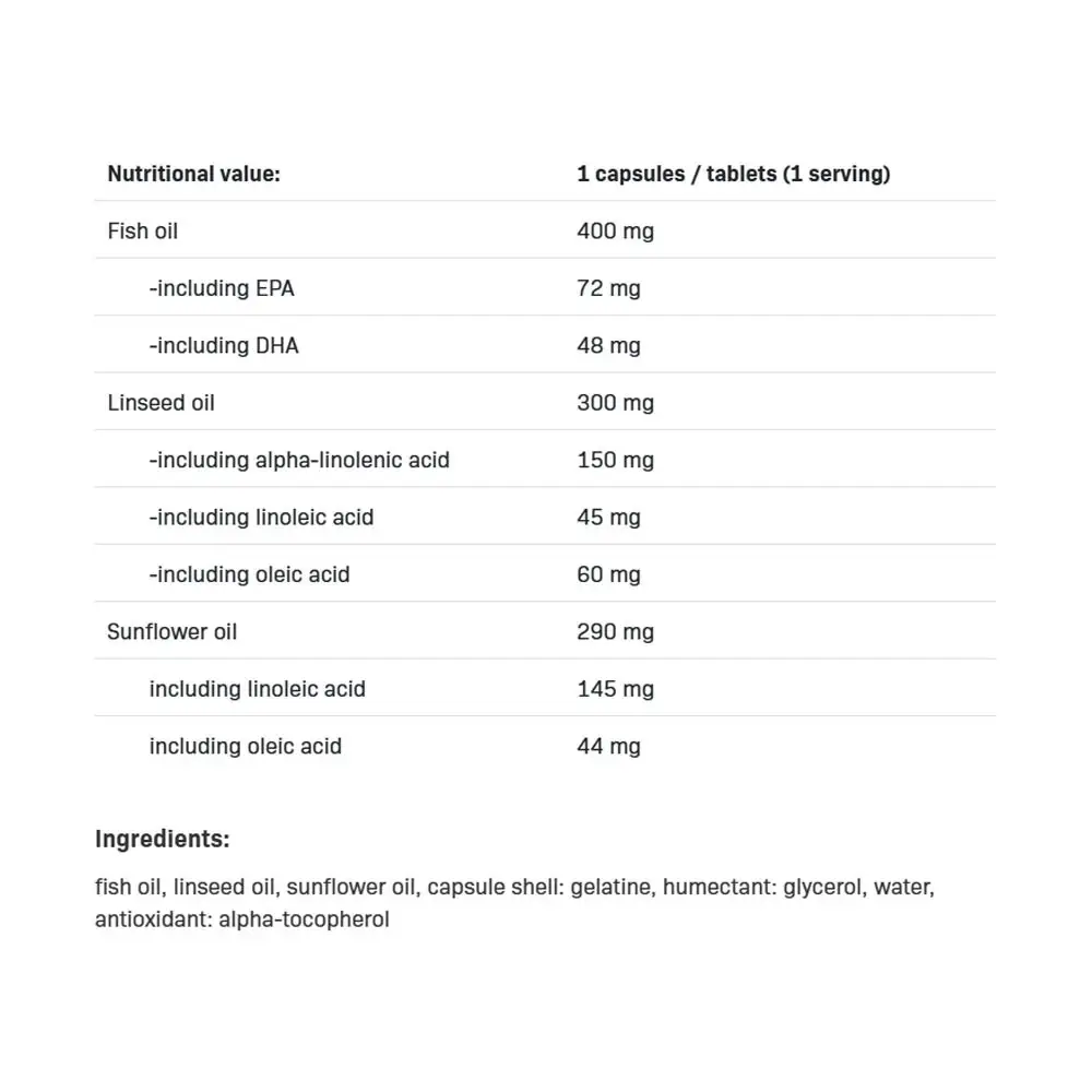 Omega 3-6-9 Strong – 90 cápsulas - Imagen 2