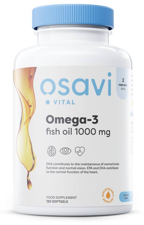 Aceite de pescado omega-3 destilado molecularmente