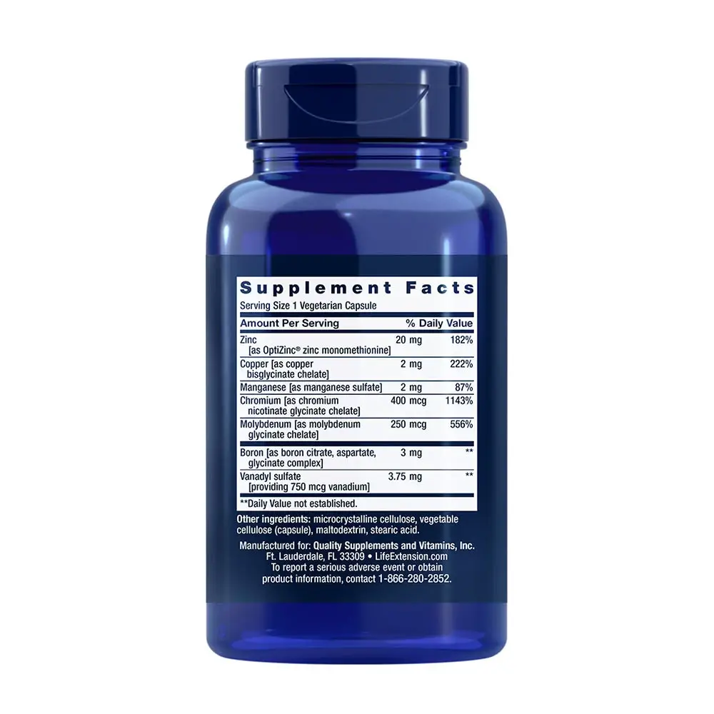 Only Trace Minerals – 90 cápsulas - Imagen 2