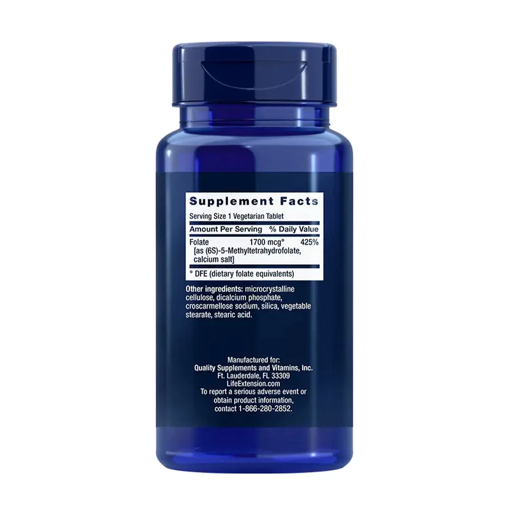 1700 mcg - 100 comprimidos vegetarianos - Nuvalia
