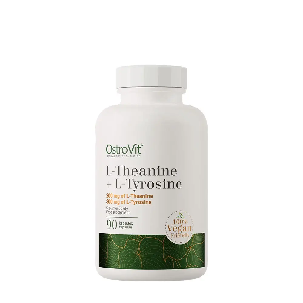 Ostrovit L-teanina + L-tirosina VEGANO (90 cápsulas) - Nuvalia
