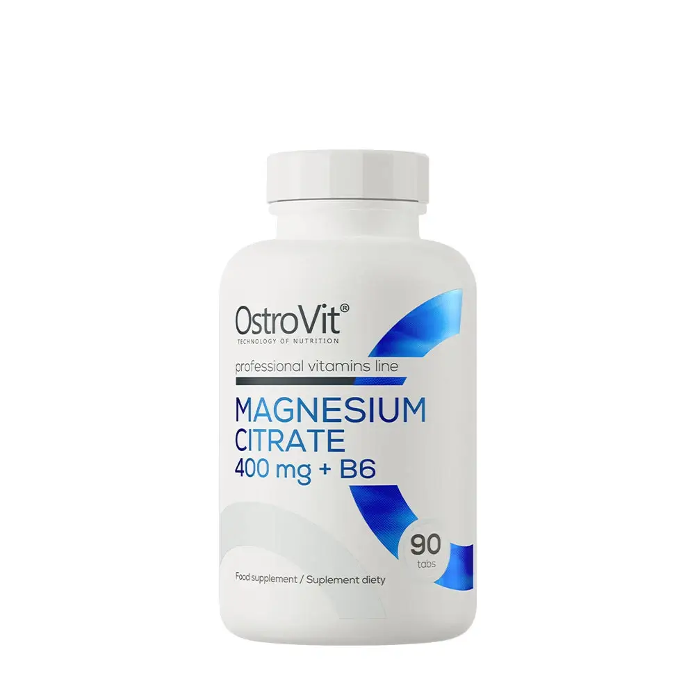 Ostrovit Citrato de magnesio 400 mg + B6 (90 comprimidos) - Nuvalia