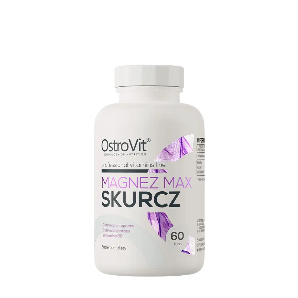Ostrovit Magnez MAX Skurcz (60 comprimidos) - Nuvalia