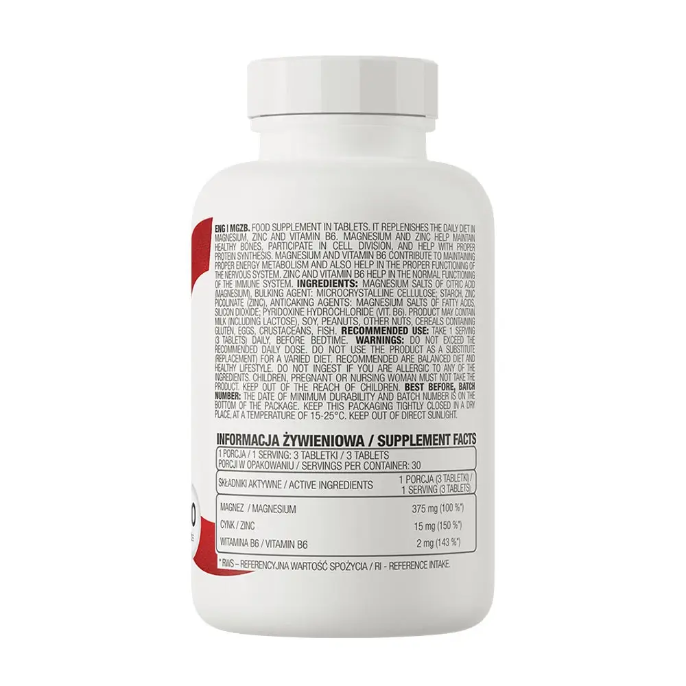 Zinc y vitamina B6 (90 comprimidos) - Nuvalia